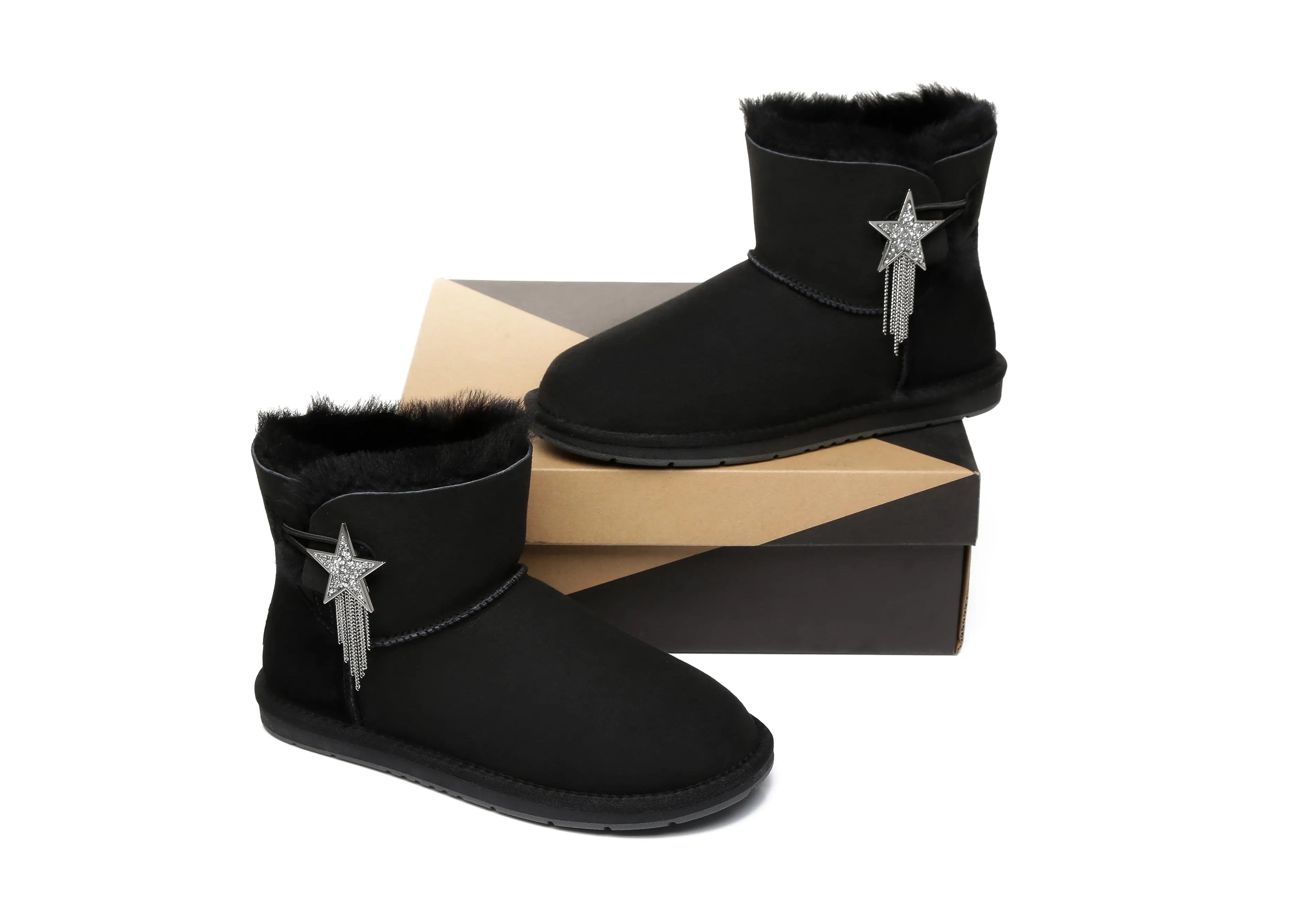 Australian Shepherd® UGG Meteor Mini Boots with Side Star Button