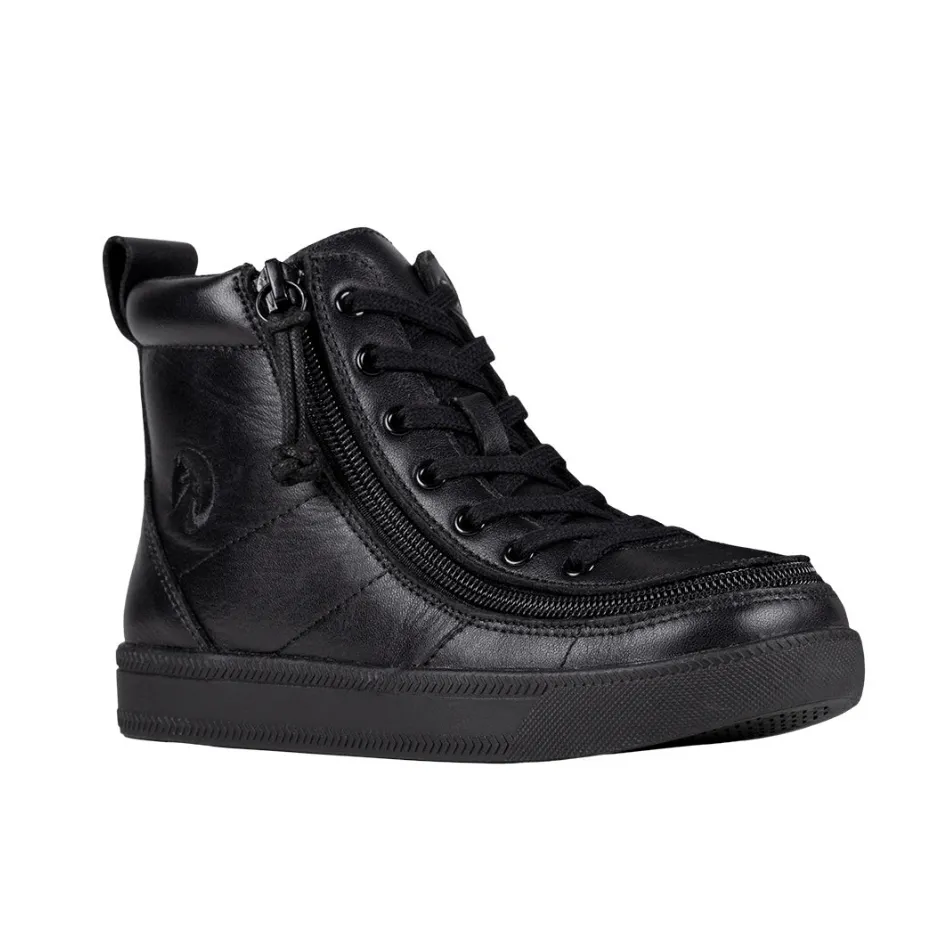 Billy Footwear - Black to the Floor Leather BILLY Classic Lace