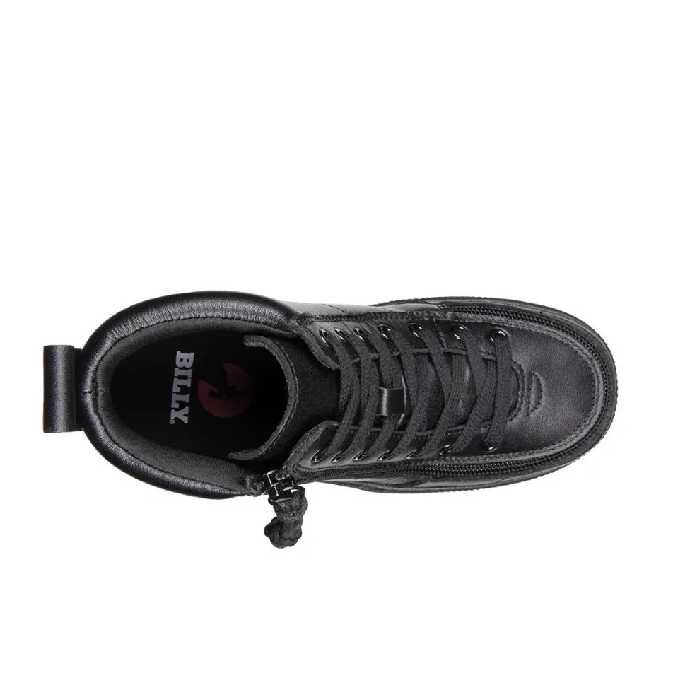 Billy Footwear - Black to the Floor Leather BILLY Classic Lace