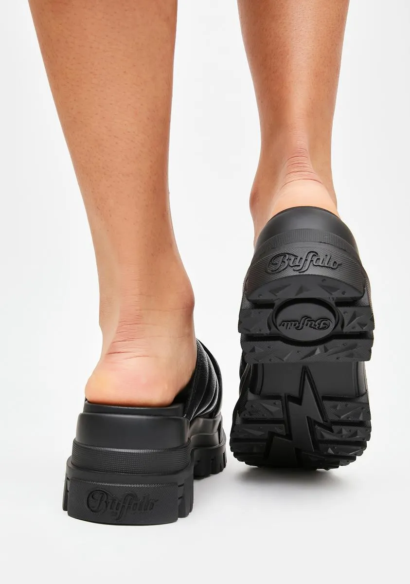 Black Aspha SLD Pool Slippers