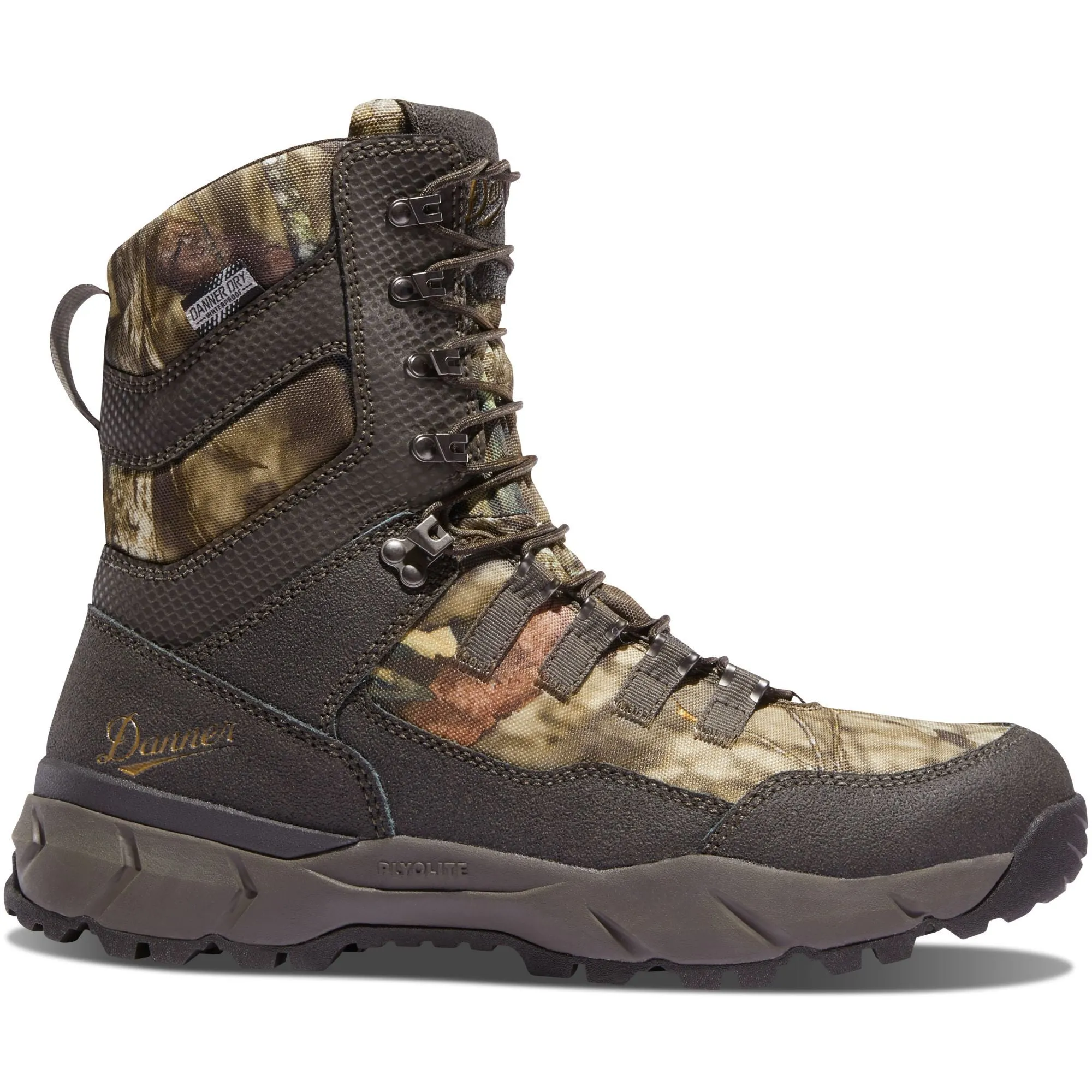 Danner Men's Vital 8" 400G Insulated Waterproof Pac Hunt Boot - Mossy Oak - 41552