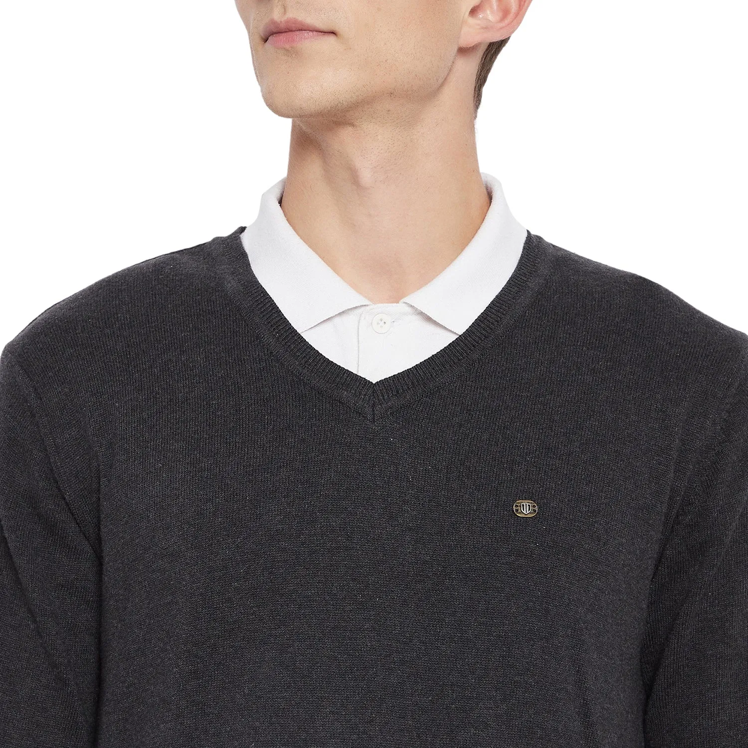 Duke Stardust Men Full Sleeve V Neck Sweater (SDS461)