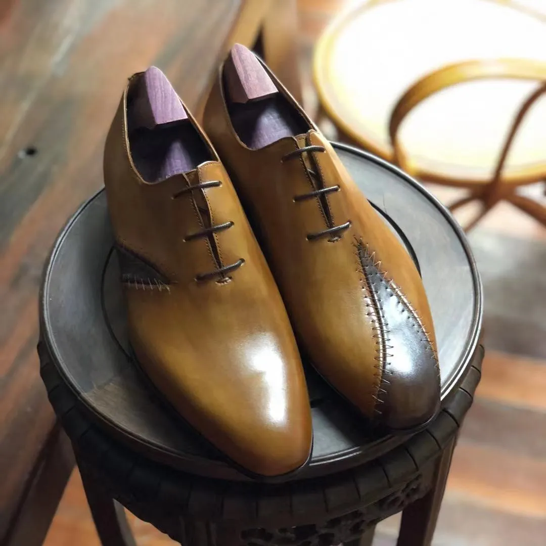 Elegant Handmade Men's Oxford Shoes