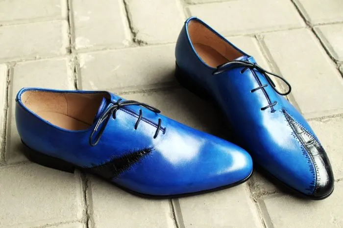 Elegant Handmade Men's Oxford Shoes
