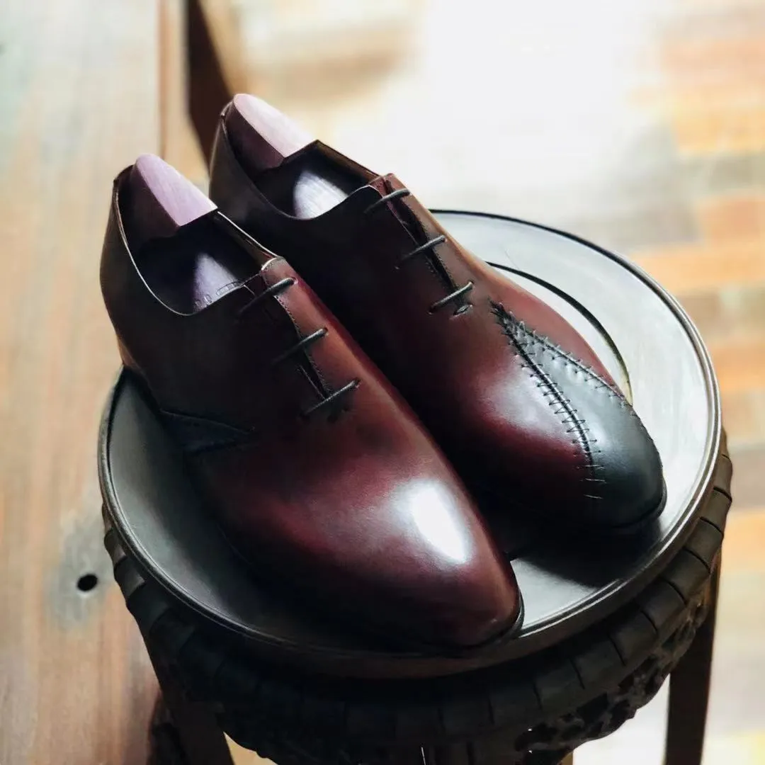Elegant Handmade Men's Oxford Shoes