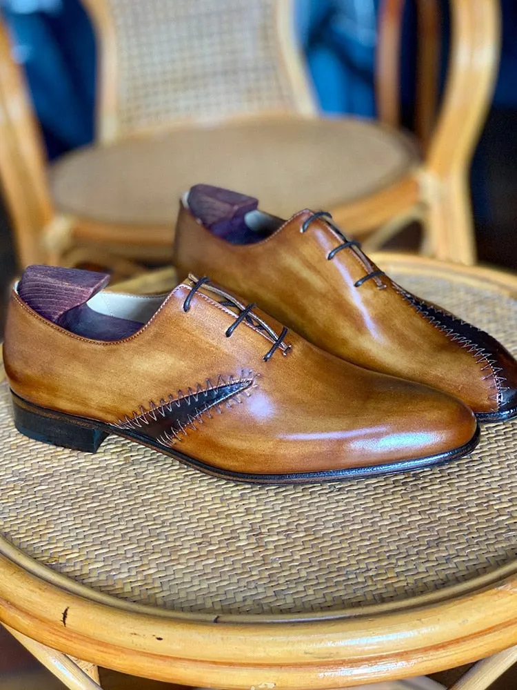 Elegant Handmade Men's Oxford Shoes