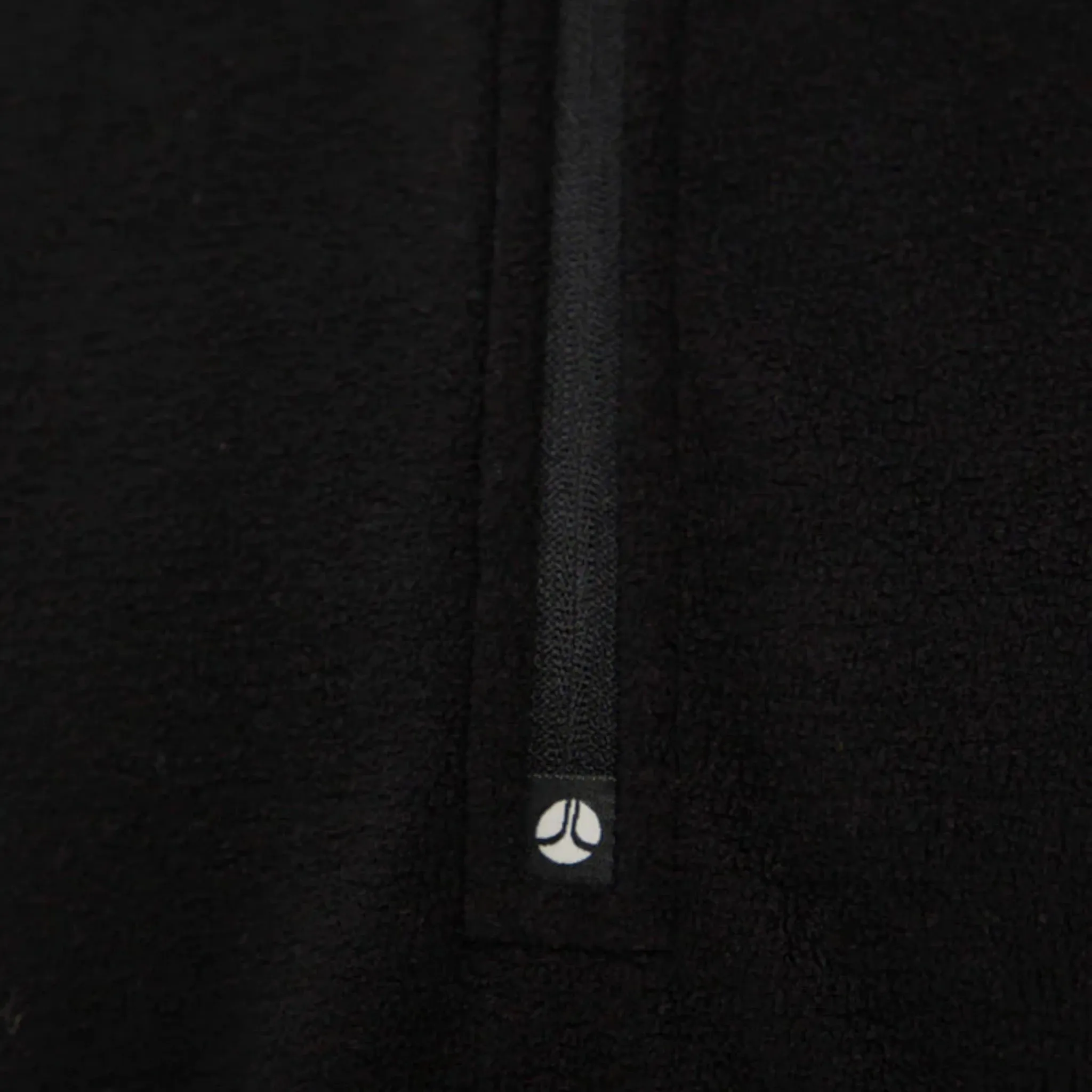 Elude Men's Microfleece 1/4 Zip - True Black