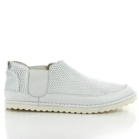 Felmini A152 White Slip-On Sneakers