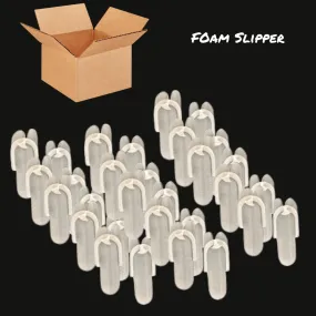 Foam Slipper - White (box/ 30 pack)