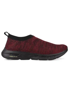 KING PRO Maroon Men's Walking Shoes