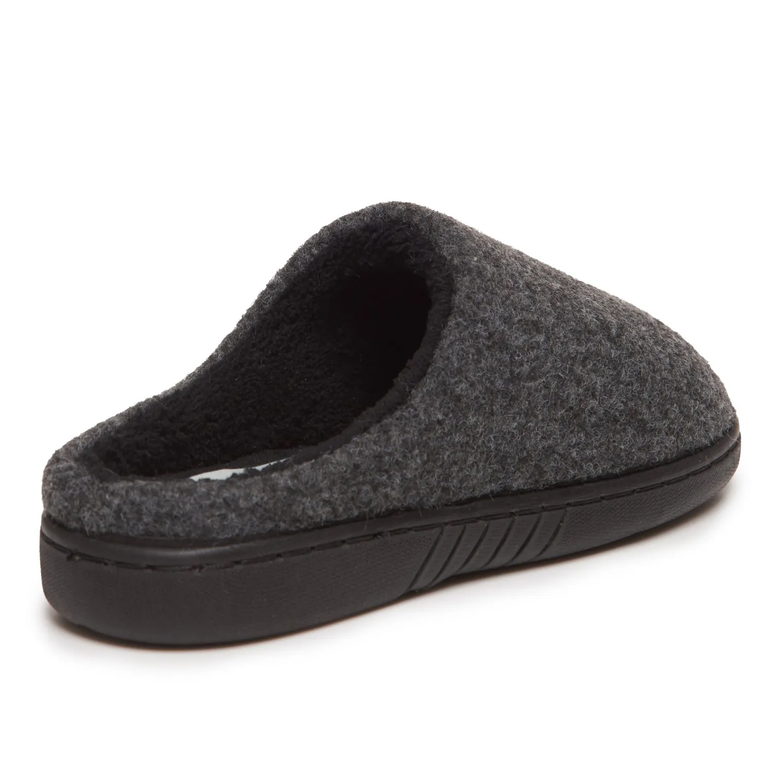 Lucky Brand Boy's Faux Wool Clog Slippers with Memory Foam