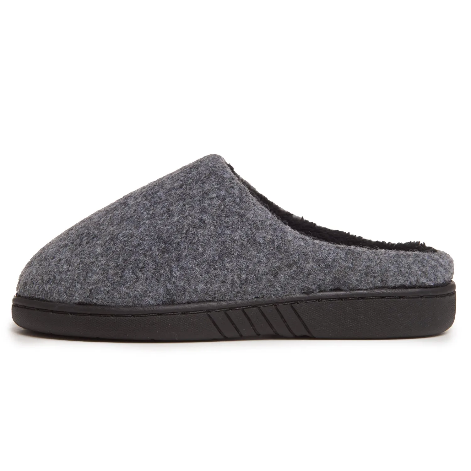 Lucky Brand Boy's Faux Wool Clog Slippers with Memory Foam