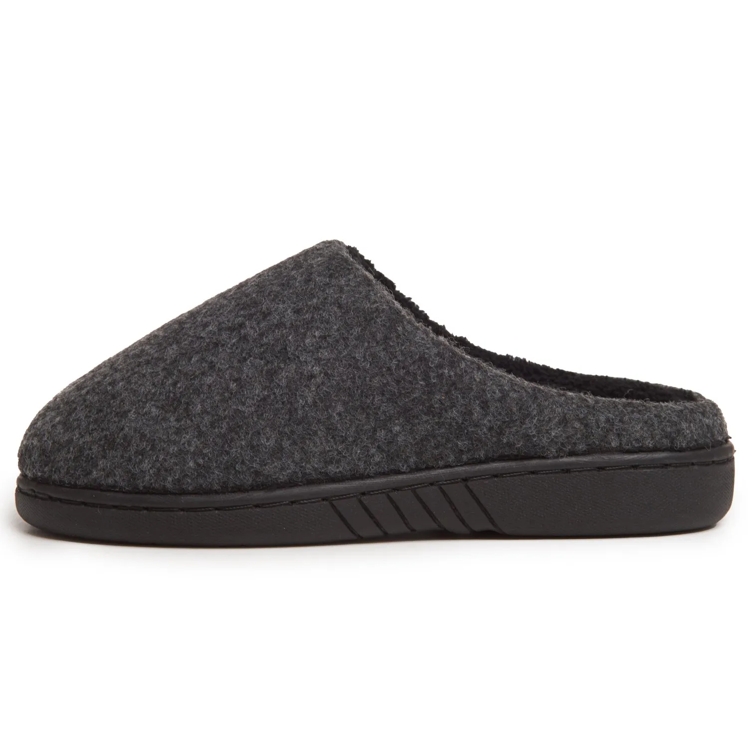 Lucky Brand Boy's Faux Wool Clog Slippers with Memory Foam