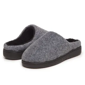 Lucky Brand Boy's Faux Wool Clog Slippers with Memory Foam