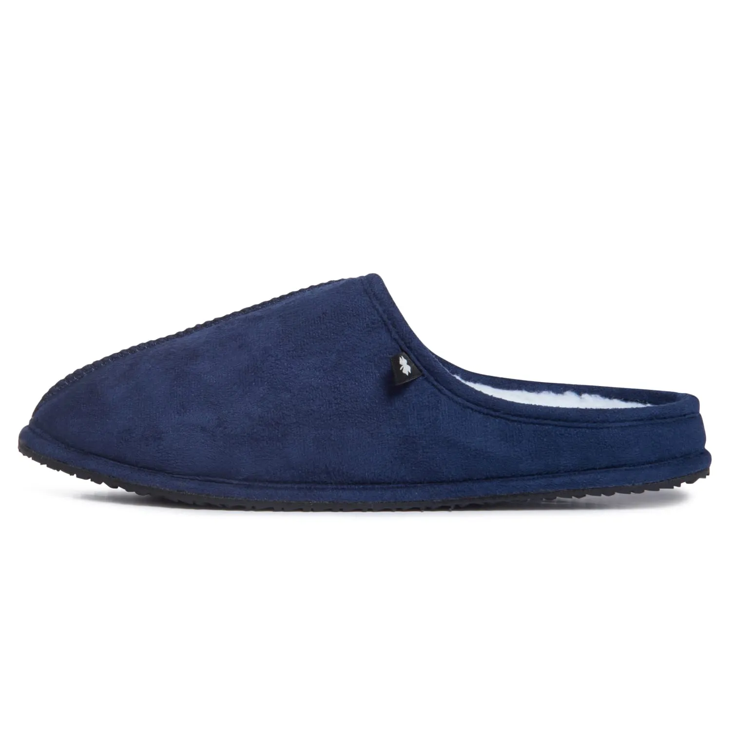 Lucky Brand Mens Microsuede Memory Foam Sherpa Clog Slippers, Warm Fuzzy Bedroom Slipper, Comfortable Indoor Outdoor House Shoes