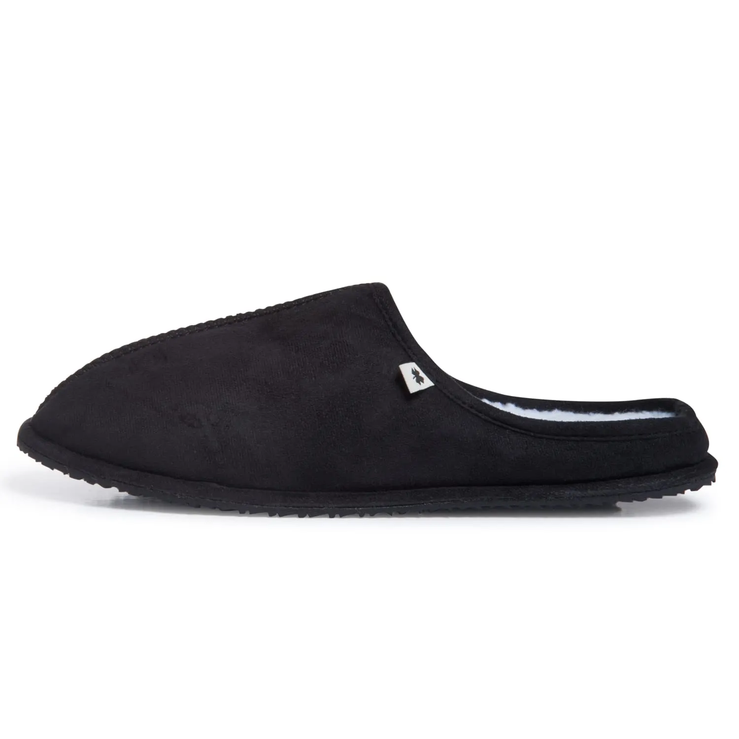 Lucky Brand Mens Microsuede Memory Foam Sherpa Clog Slippers, Warm Fuzzy Bedroom Slipper, Comfortable Indoor Outdoor House Shoes