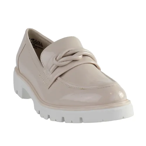 Marco Tozzi Ladies Loafers - 24704-29 - Pink/Nude Patent