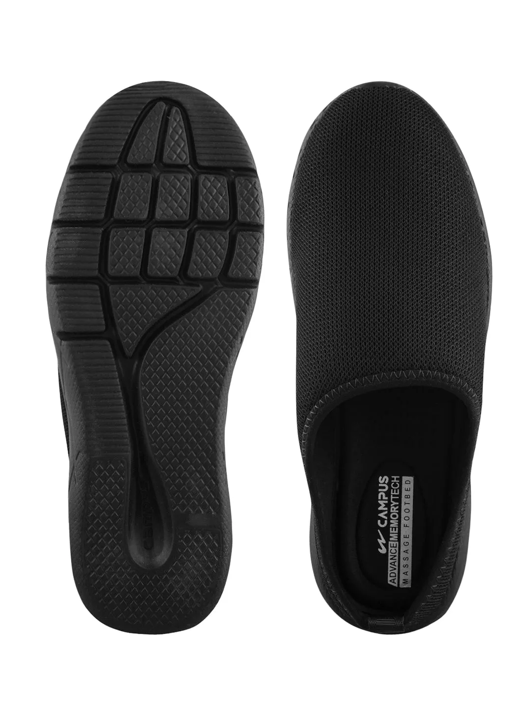 MERINO Black Men's Walking Shoes