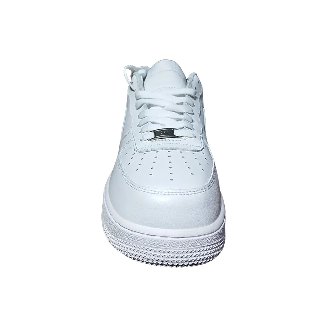 NAF 1 Low - Triple White | All-White Sneakers for Men & Women | Stylish Minimalist Shoes | Comfortable Casual Footwear | Available in Pakistan
