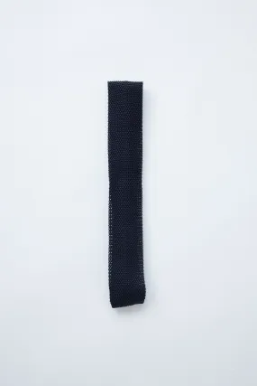 Navy Knit Tie