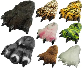 Norty Boys Girls Women Men Soft Animal Claw Paw Feet Indoor Slippers