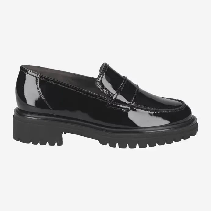 Paul Green Super Soft Patent Loafer in Black 2683-134
