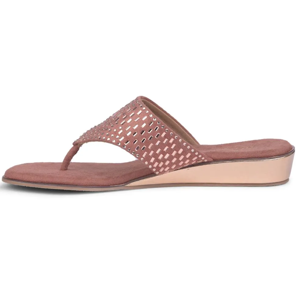 Senorita By Liberty Women STY-71 Peach Casual Slippers