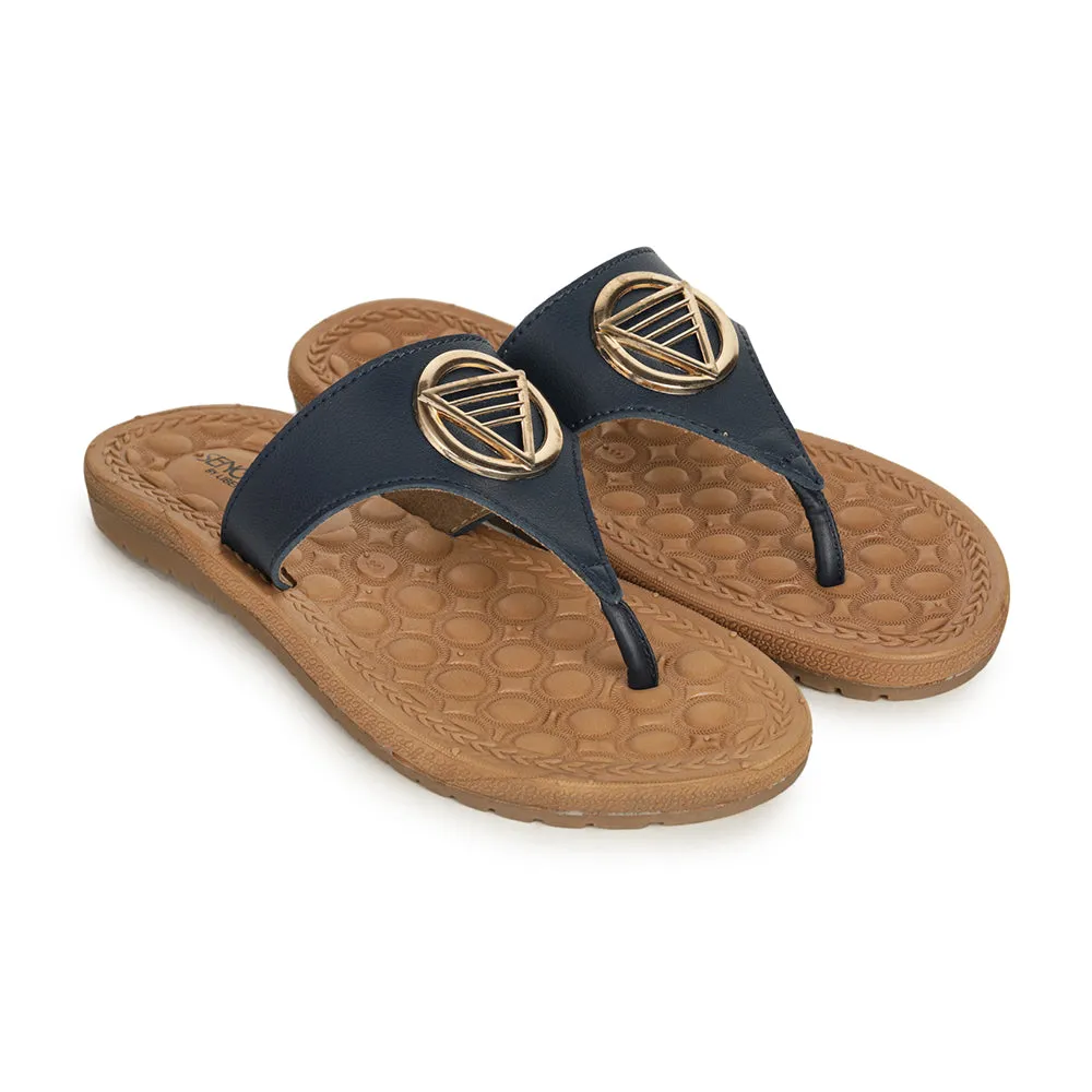 Senorita Casual Blue Slipper For Women CH-509 By Liberty