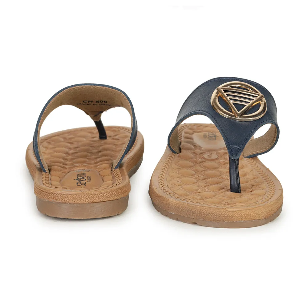 Senorita Casual Blue Slipper For Women CH-509 By Liberty