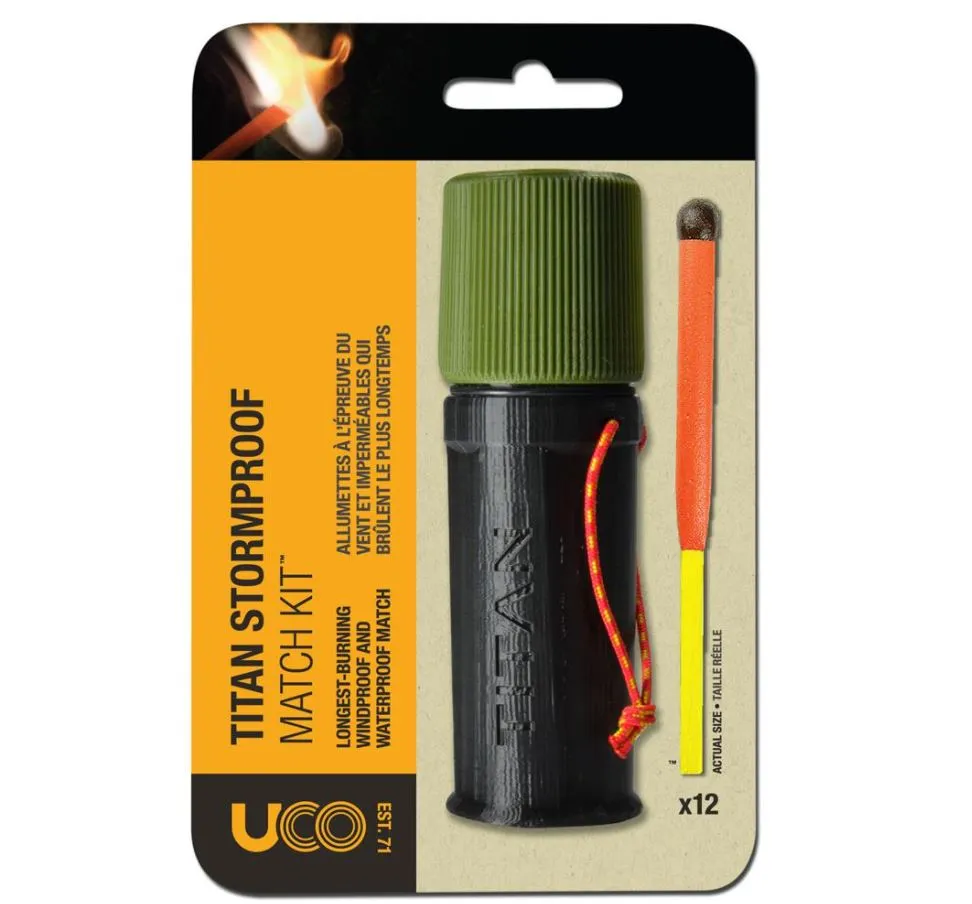 Titan Stormproof Match Kit