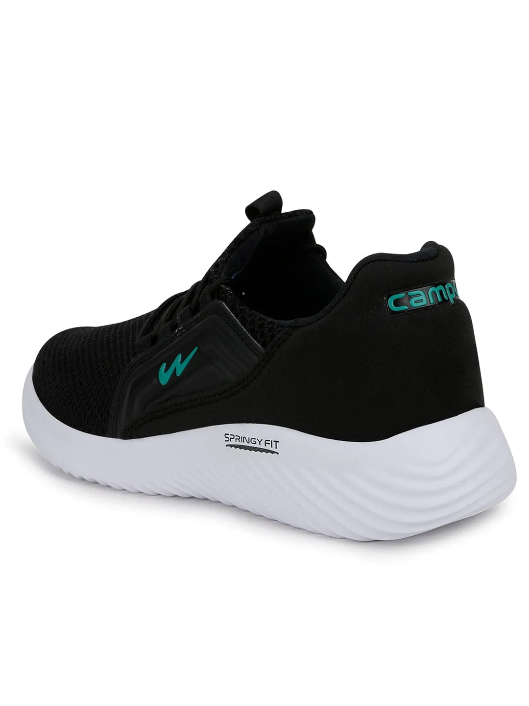TYSON Pro Black Men's Walking Shoes