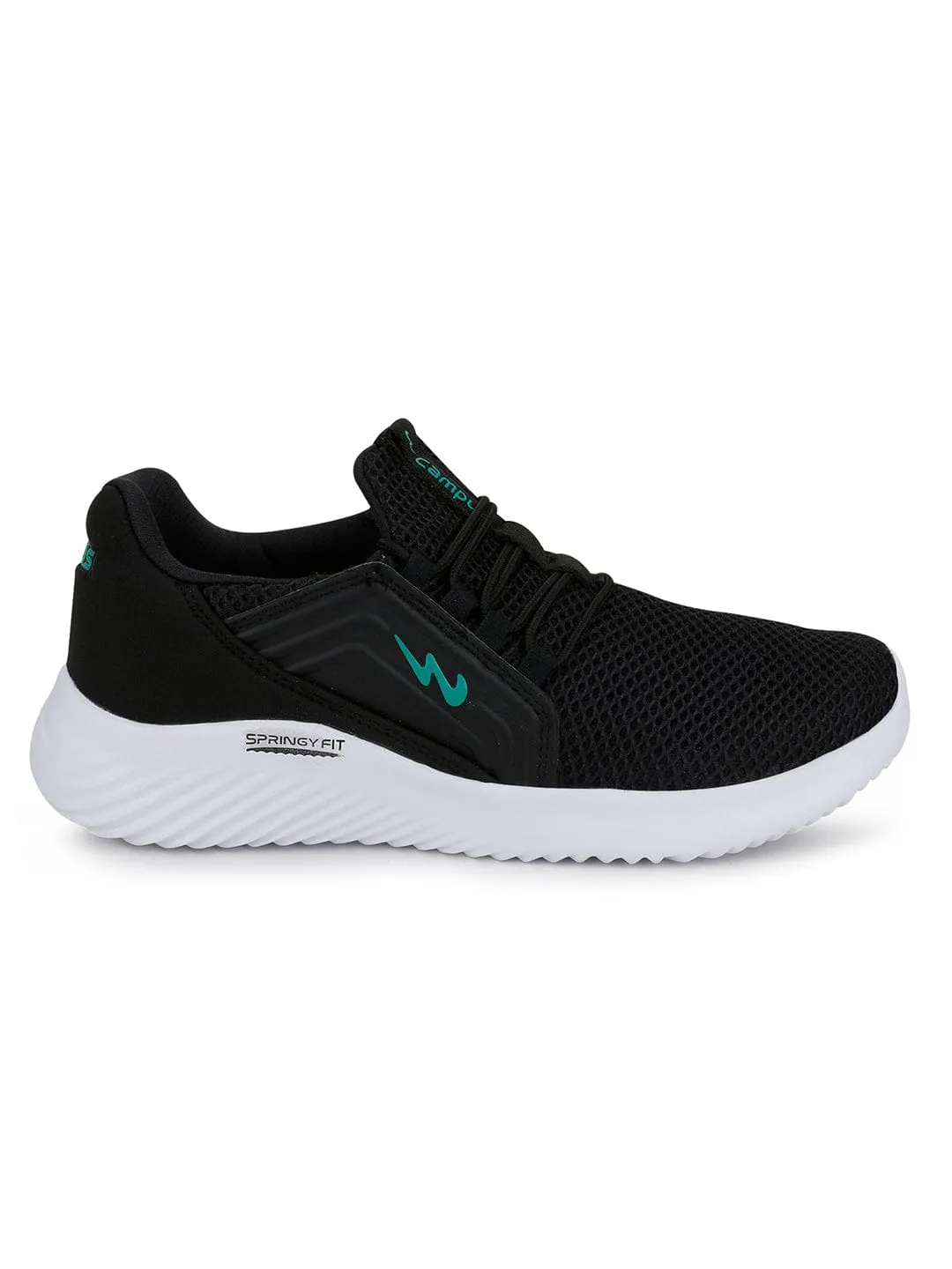 TYSON Pro Black Men's Walking Shoes