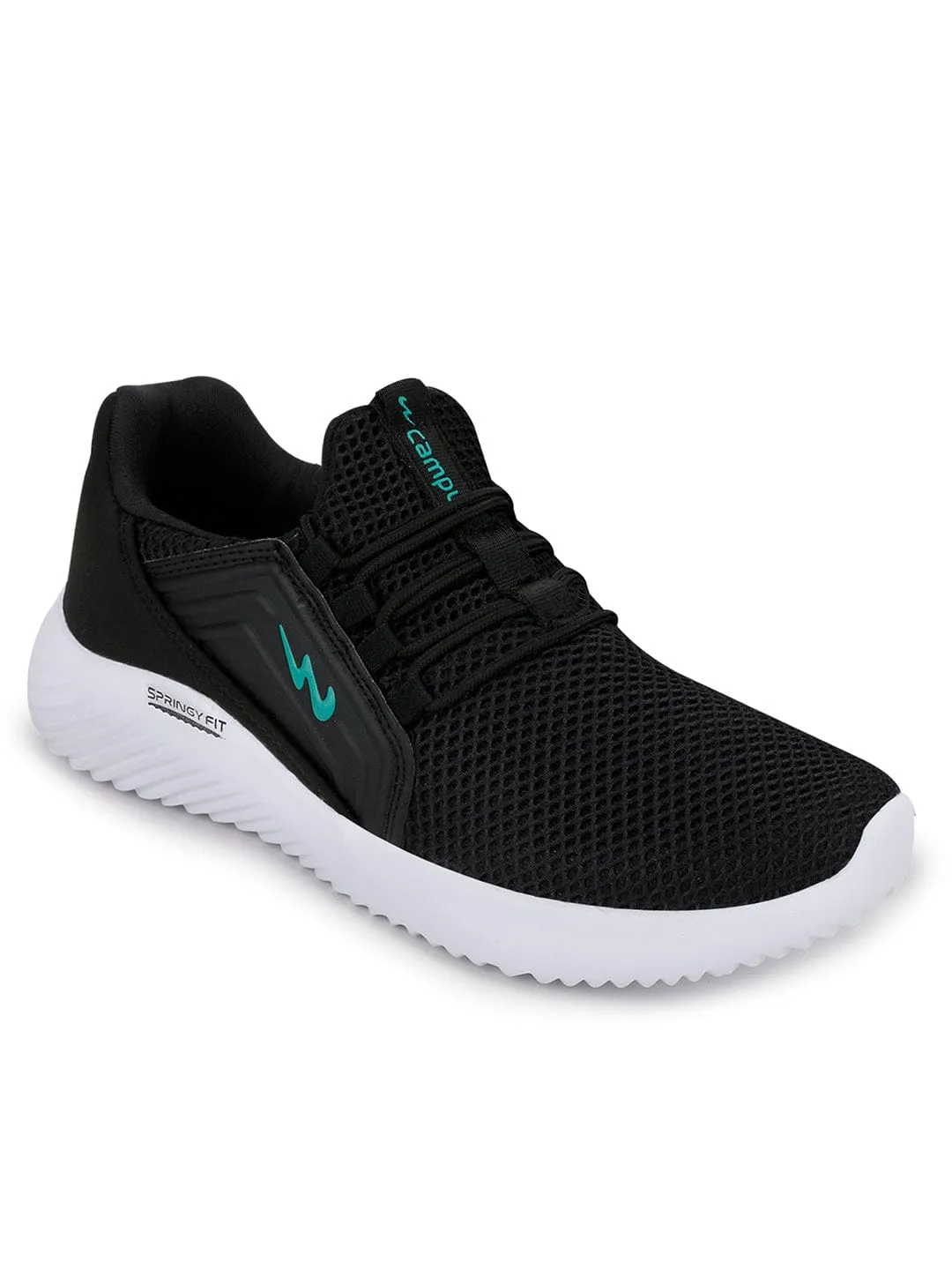 TYSON Pro Black Men's Walking Shoes