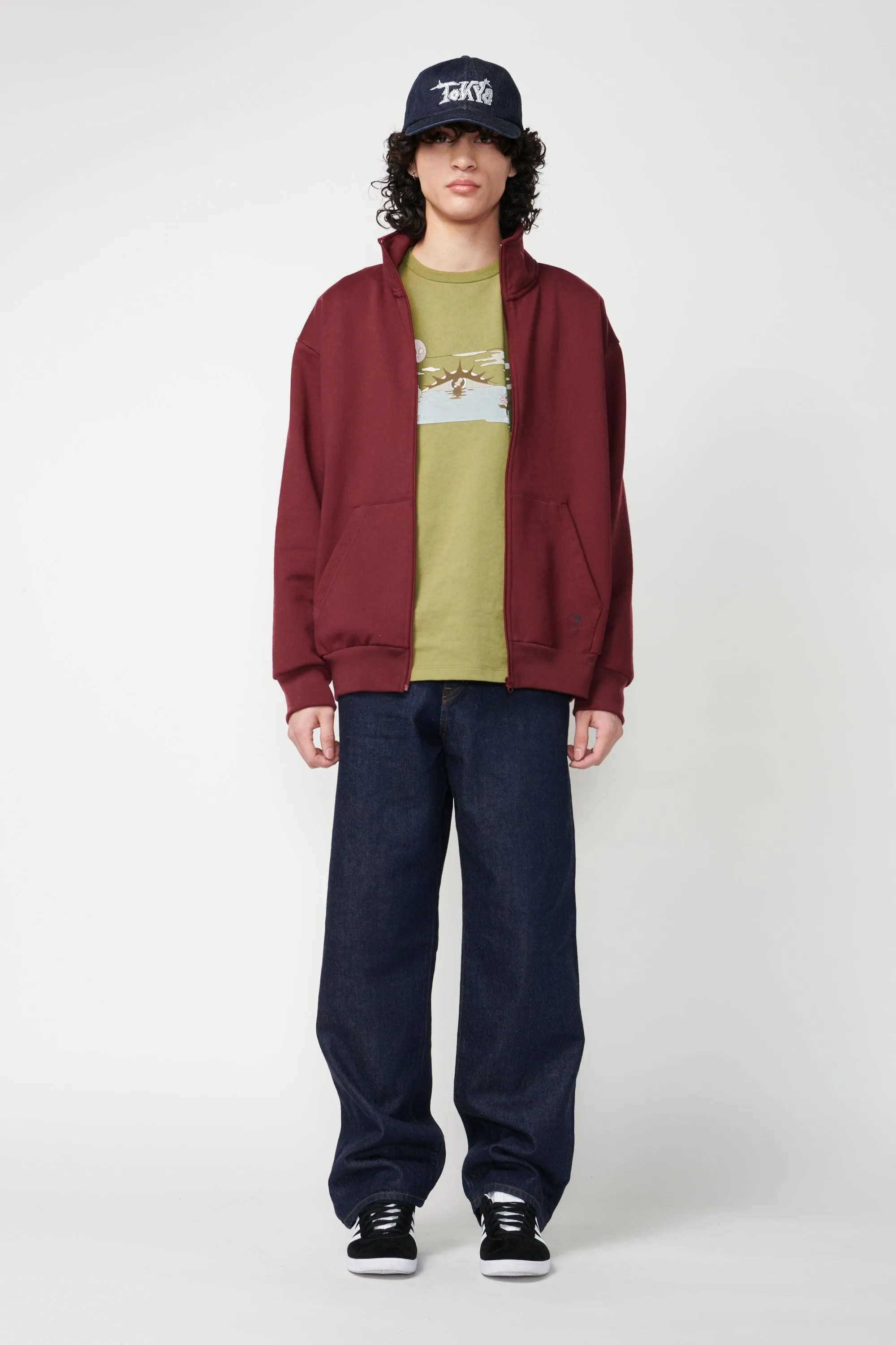 Wide Leg Denim Pants