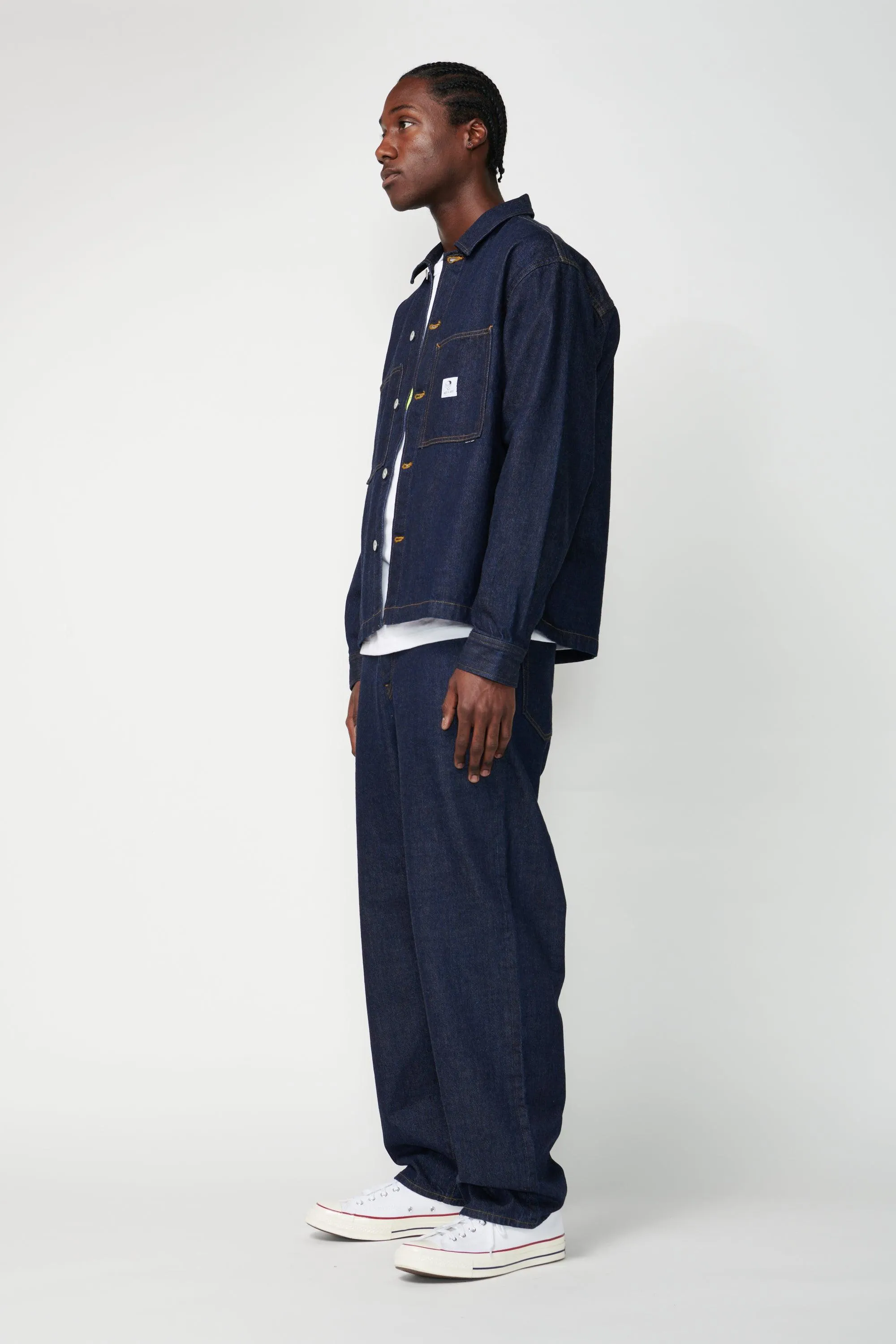 Wide Leg Denim Pants