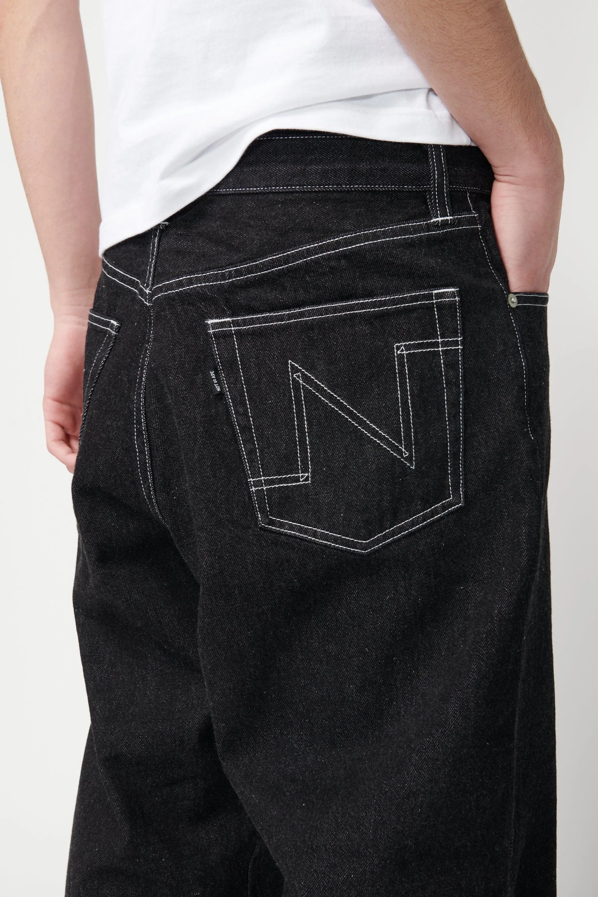 Wide Leg Denim Pants