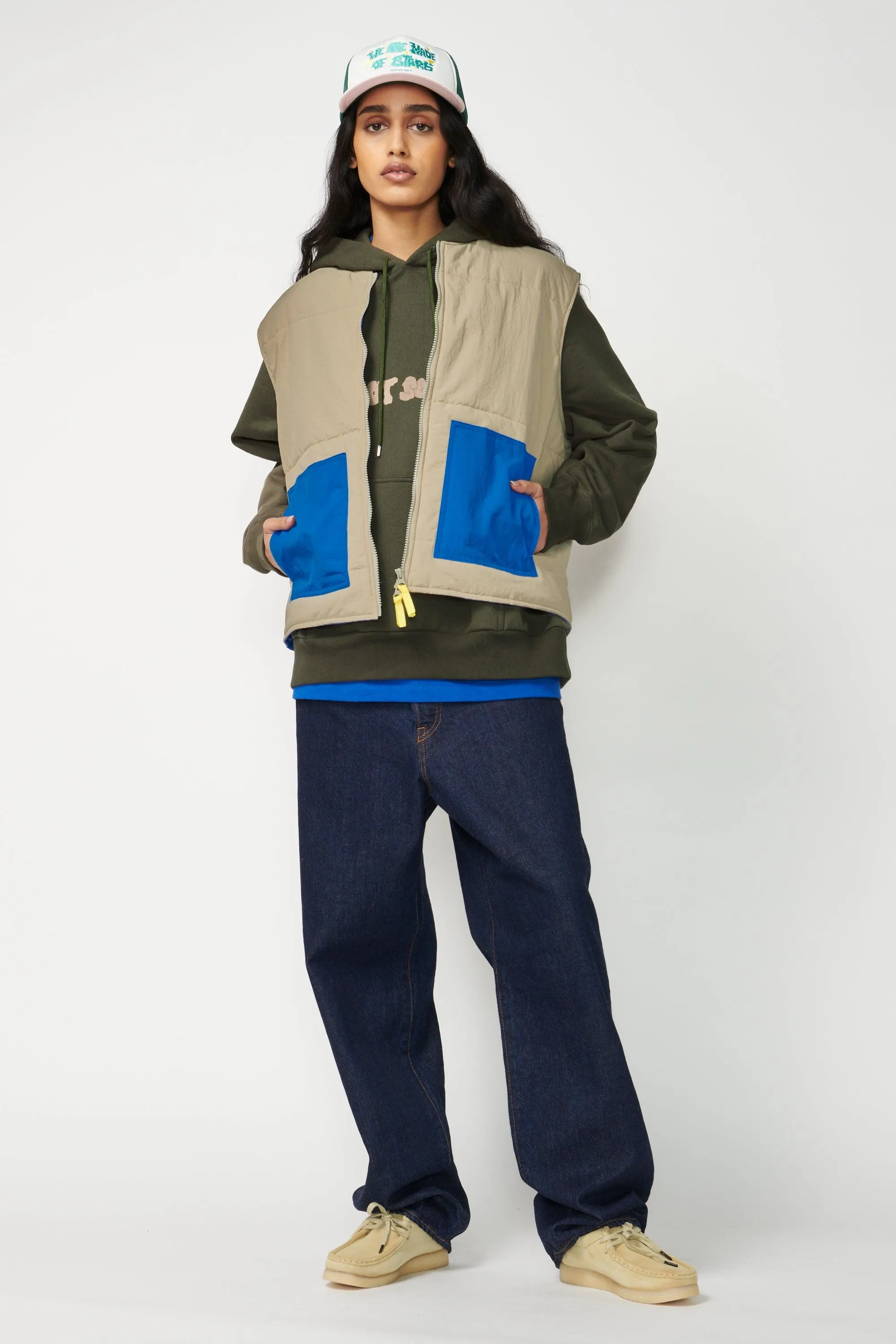 Wide Leg Denim Pants