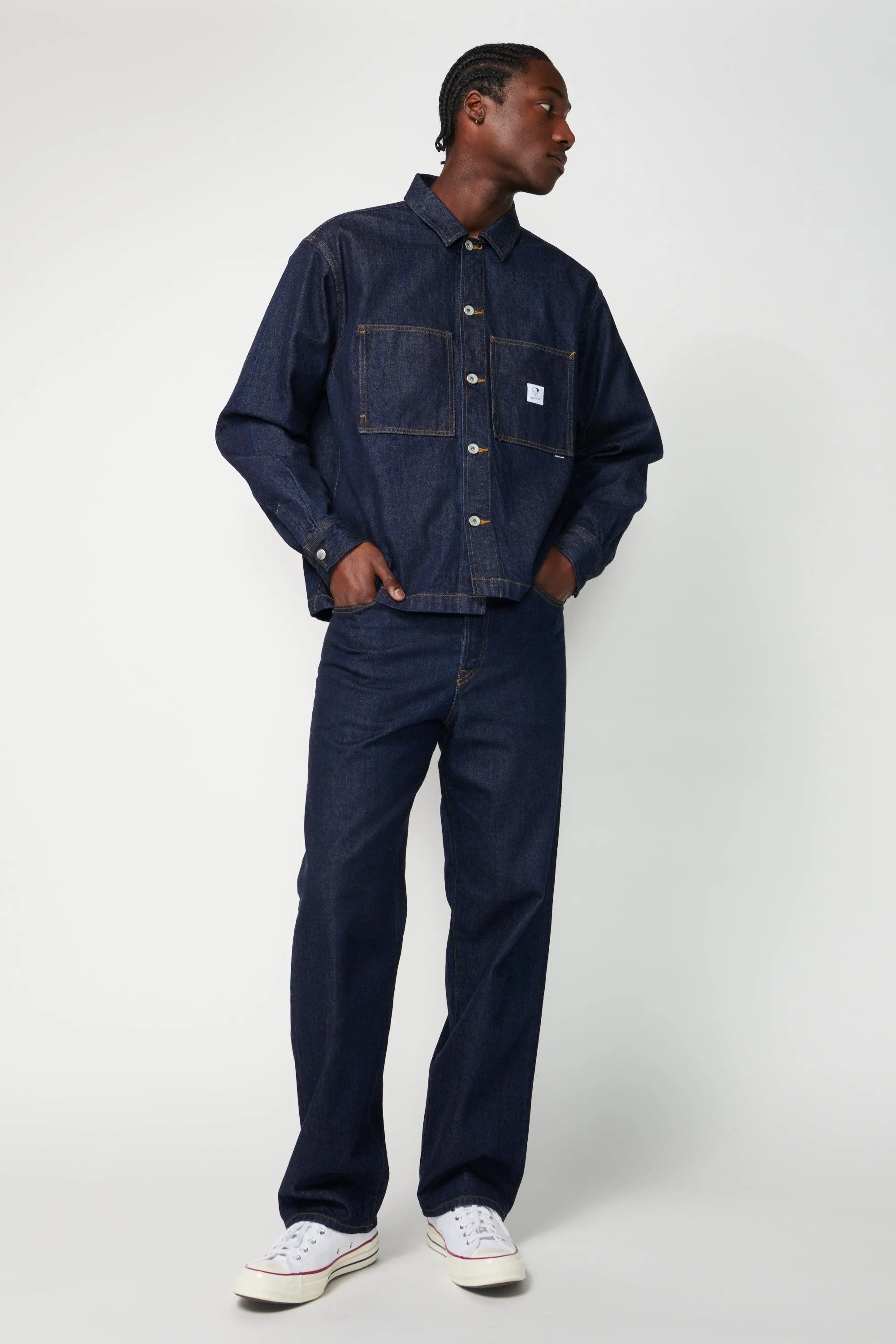 Wide Leg Denim Pants