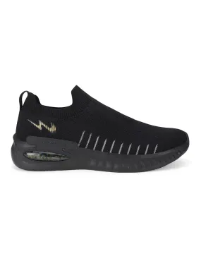 YESTER Black Men's Walking Shoes