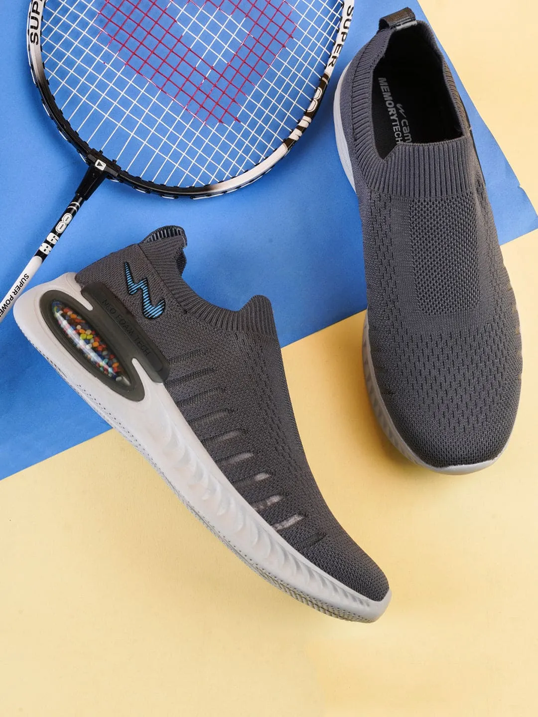 YESTER Grey Men's Walking Shoes